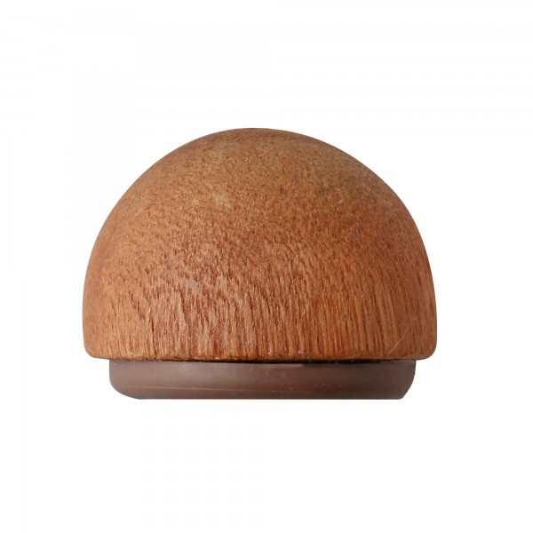 Tope puerta ovalado sapeli adhesivo