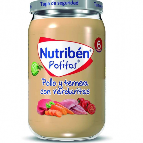 Nutriben Pollo y Ternera con Verduritas 235 g