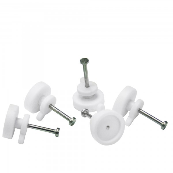 Cuelgafacil redondo blanco hanstik bl. 6