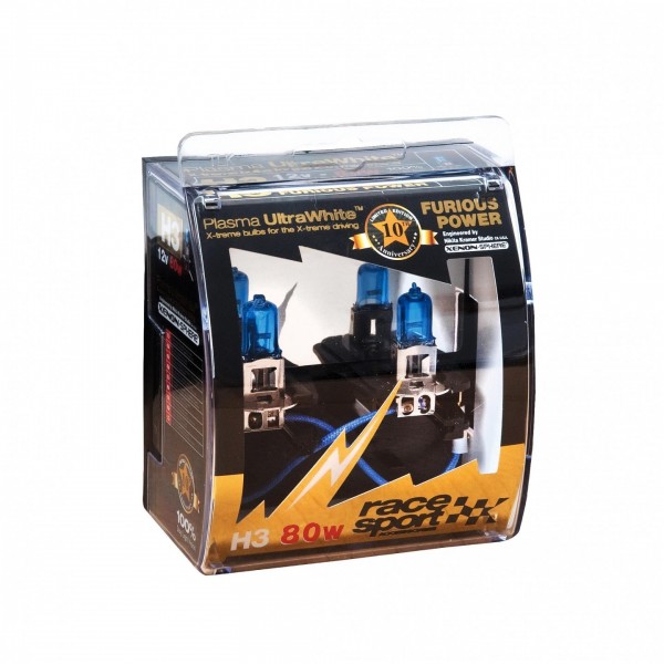 Bombilla H3 80W "10 Aniversario" Furious White Par