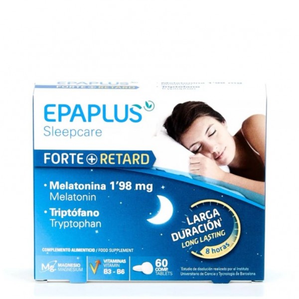 Epaplus Sleepcare Melatonina Retard con Triptofano 60 Comprimidos
