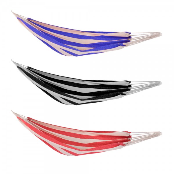 Hamaca de algodón y poliéster 100 x 200 cm, colores surtidos