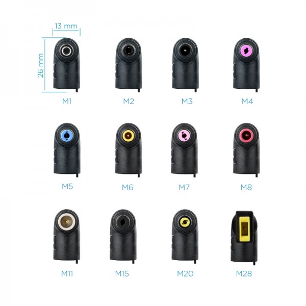 Tooq cargador universal portátil automático 90w