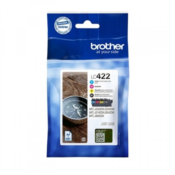 Brother cartucho multipack lc422val