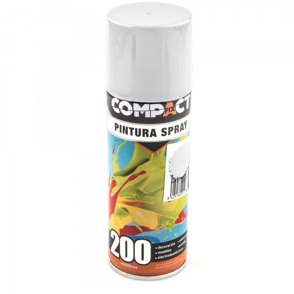 Pintura spray mate 200ml.blanco