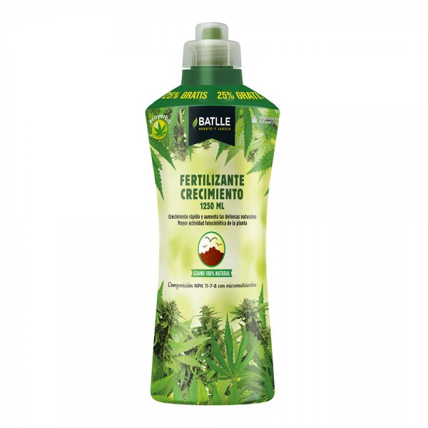 Fertilizante ecoyerba para crecimiento 1250 ml