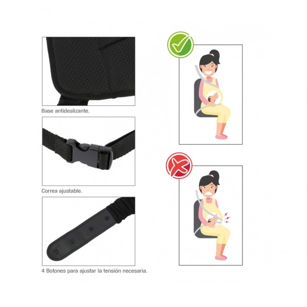 Cojin Cinturón para Embarazadas