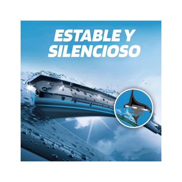 Escobilla Limpiaparabrisas para Coche Modelo Aquan45 Ultra Flex Series 18" 45 cm 1 Unidad con 8 Adaptadores