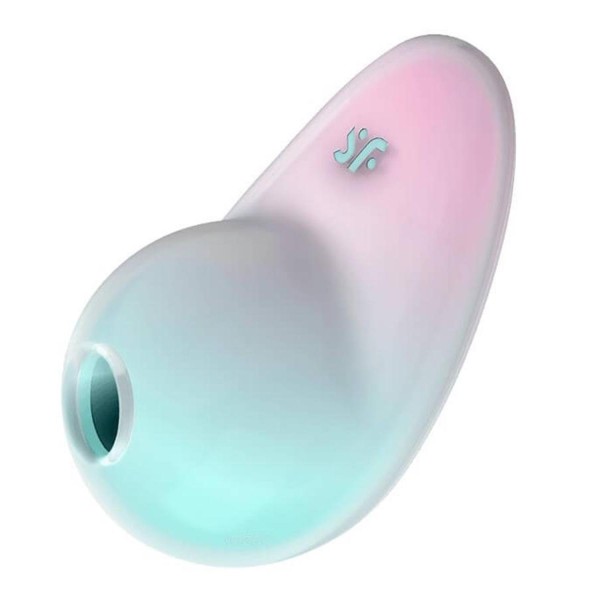 Satisfyer pixie dust clitoral double air pulse vibrador menta y rosa 1un