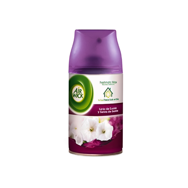 Air wick Freshmatic ambientador recambio Lirio de Luna y Satén de Seda 250ml