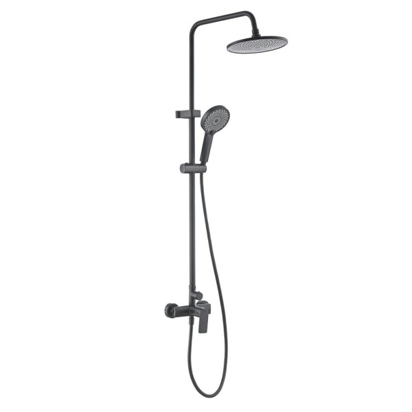 Barra baño coral negra monom.roc.redon