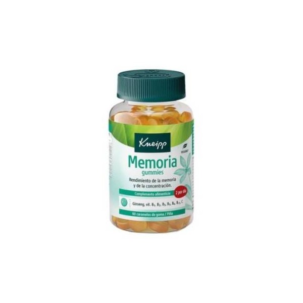 Kneipp Memoria y Concentración 60 Gummies Sabor Piña