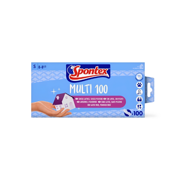 Spontex guantes Multi 100 talla S