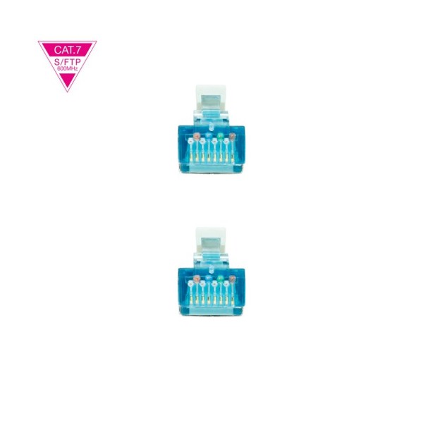 Nanocable latiguillo cat. 7 lszh/sftp 15 m gris