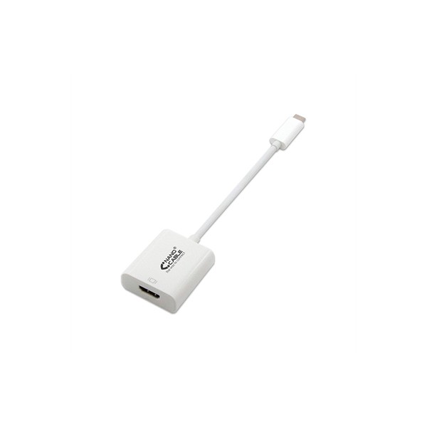 Nanocable conversor usb-c a hdmi 4k, 15 cm