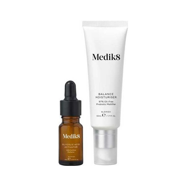 Medik8 Balance Moisturiser 50 ml & Glycolic Acid Activator 10ml  