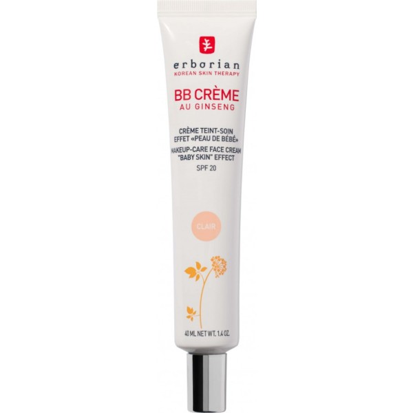 Erborian BB Cream al Ginseng Tono Clair (Claro) SPF 20 Efecto Piel de Bebé 40 ml