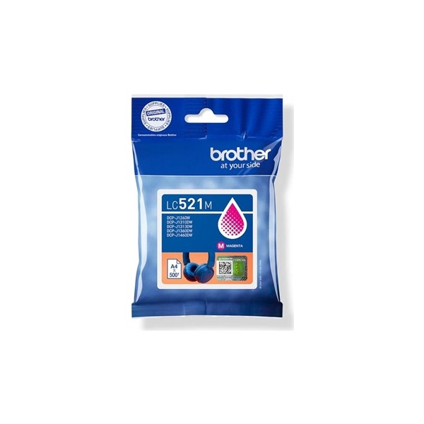 Brother cartucho lc521m magenta