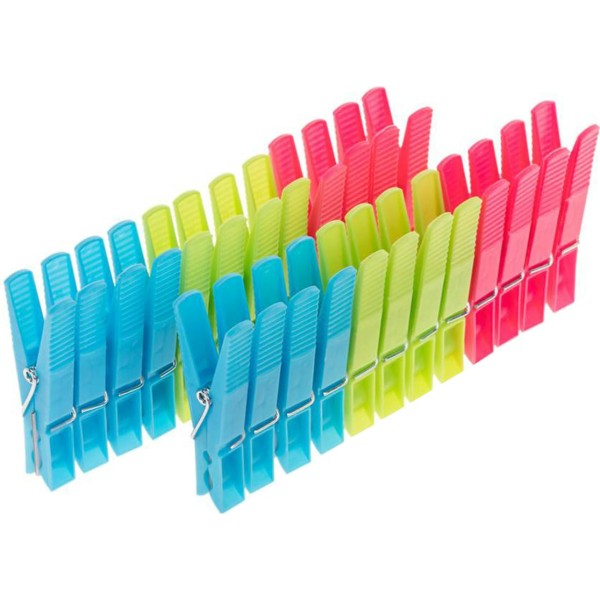 Pinzas pack 24 plastico