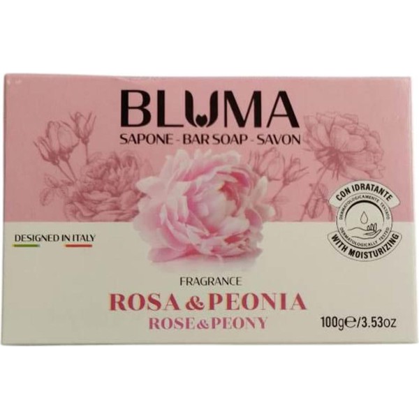 Bluma rosa peonia fragrance jabon barra 100ml