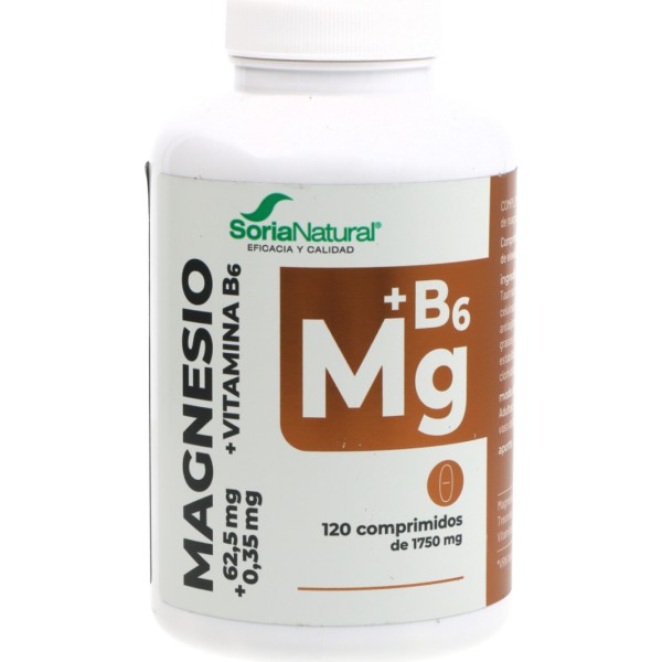 Soria Natural Magnesio + Vitamina B6 120 Comprimidos