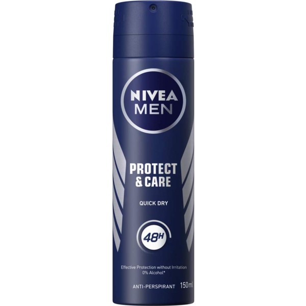 Nivea men protect & care desodorante sin alcohol 150ml vaporizador
