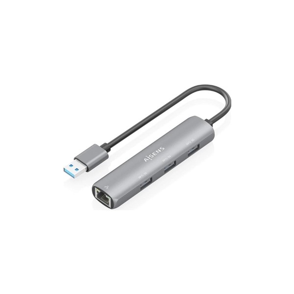 Aisens usb-a 3.0 dock a rj45 hub 3xusb-a 15cm