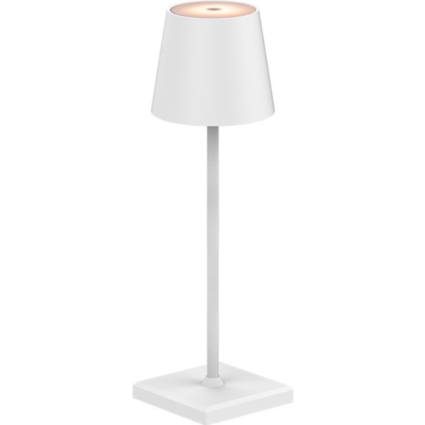 Lámpara de mesa led, tono regulable, 260 lm 3,3 w, recargable usb, blanca