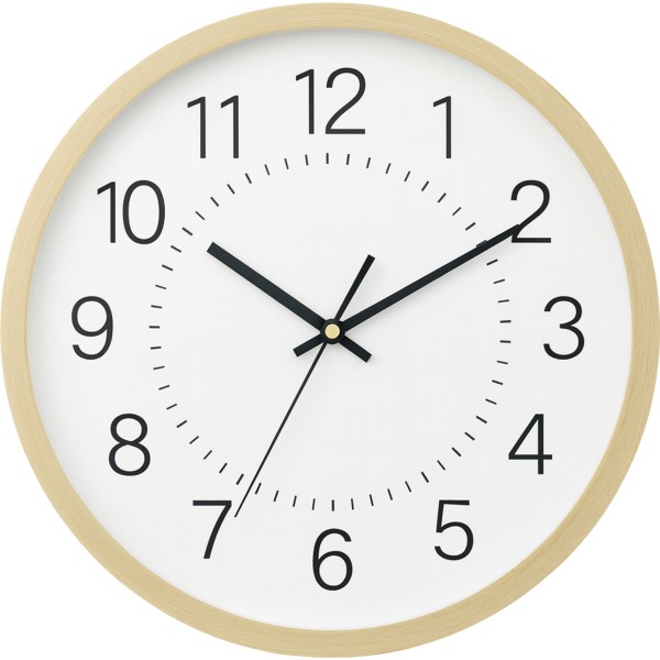 Reloj pared nordico/blanco 30cm